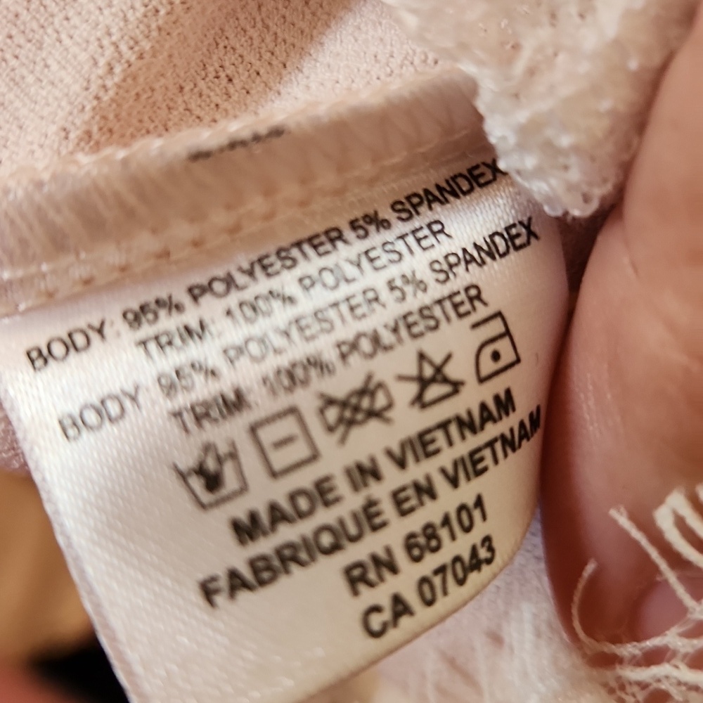 Like new! Belldini blush ping diamond assymetrical tank - Picture 7 of 7